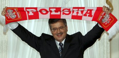 Bronisław Komorowski do piłkarzy: Cała Polska będzie z Wami!