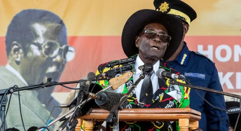 The health of Zimbabwean President Robert Mugabe, seen here at his 93rd birthday celebrations in February, has been the subject of increased speculation with two journalists arrested in March over a report alleging he was in bad shape