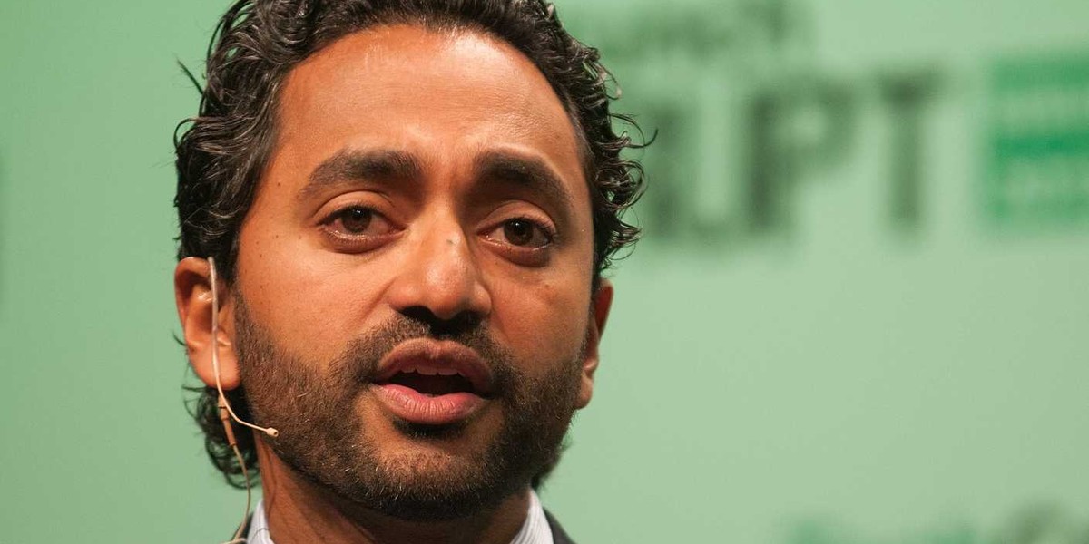 Social Capital CEO Chamath Palihapitiya.