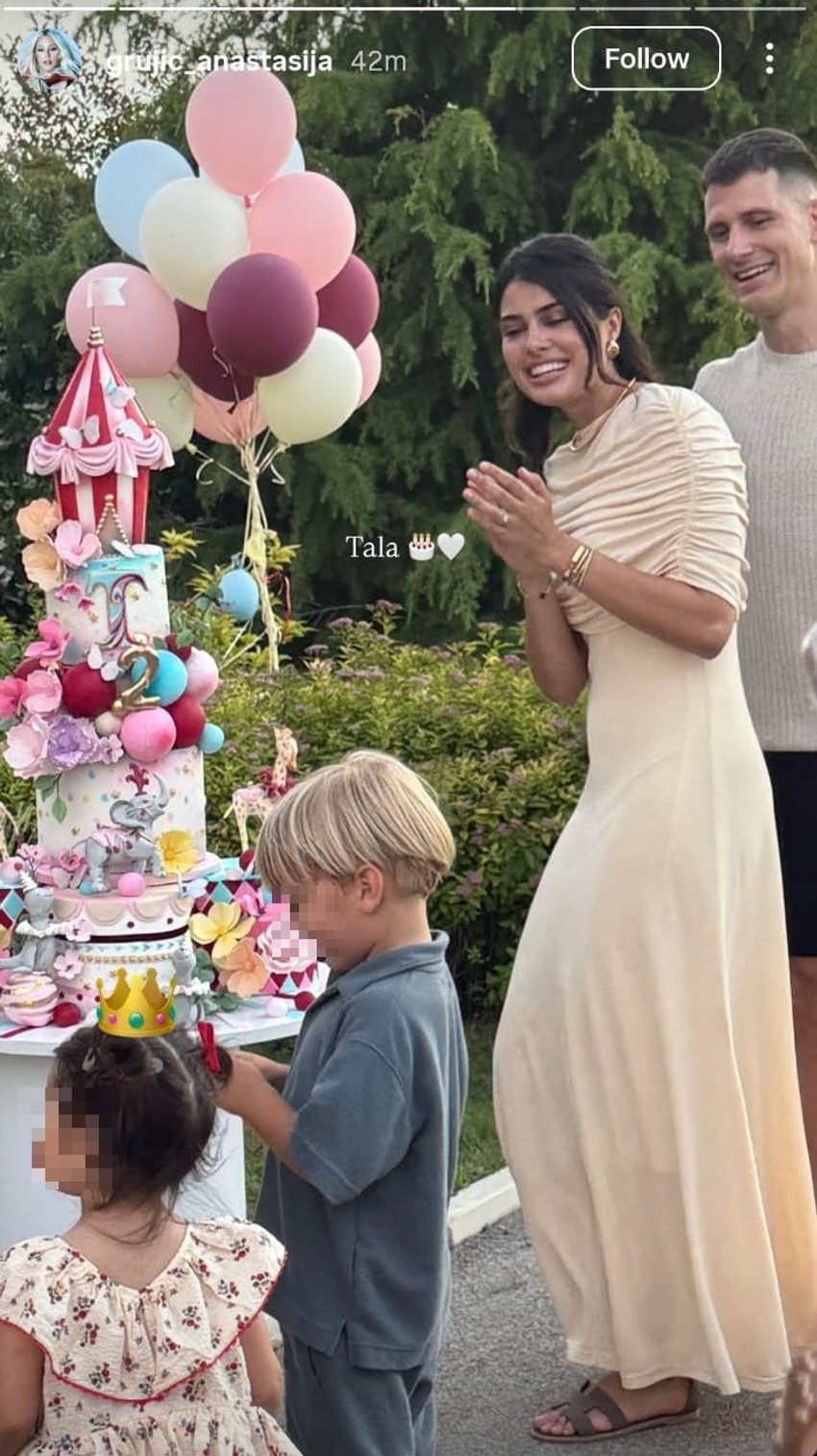 Drugi rođendan ćerke Nemanje Nedovića