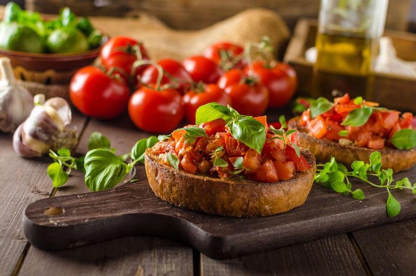 Bruschetta z pomidorami