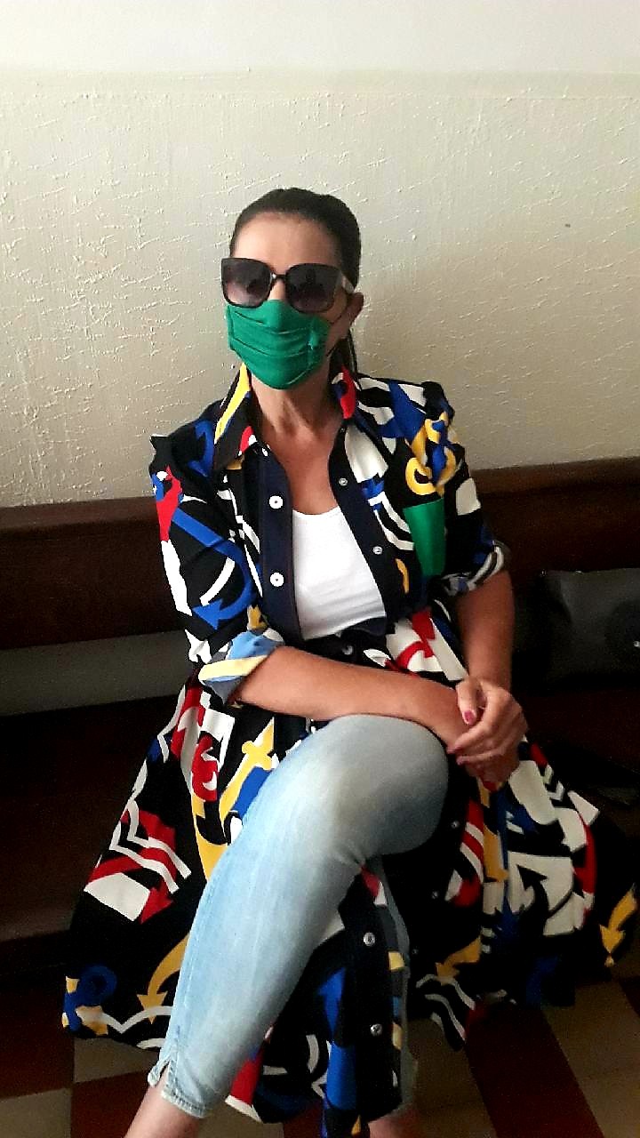 Nora Kabrheľová na súde. (2020)