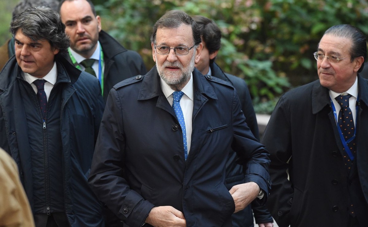 Premier Hiszpanii Mariano Rajoy Brey