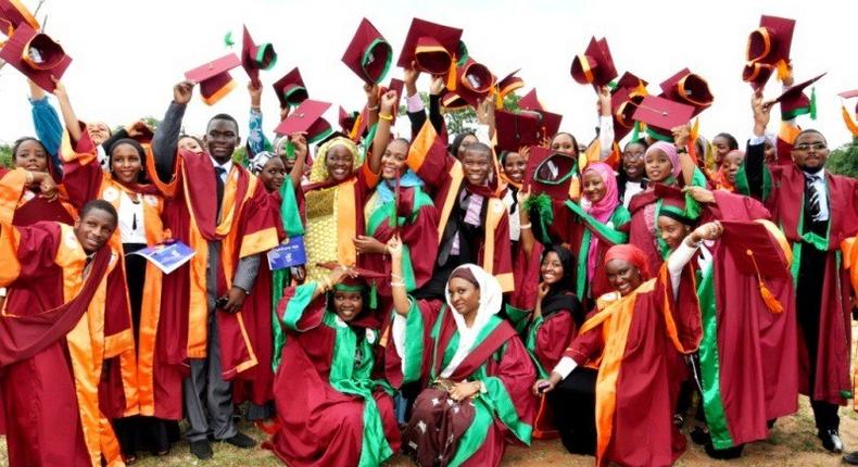 Graduates from a Nigerian University 