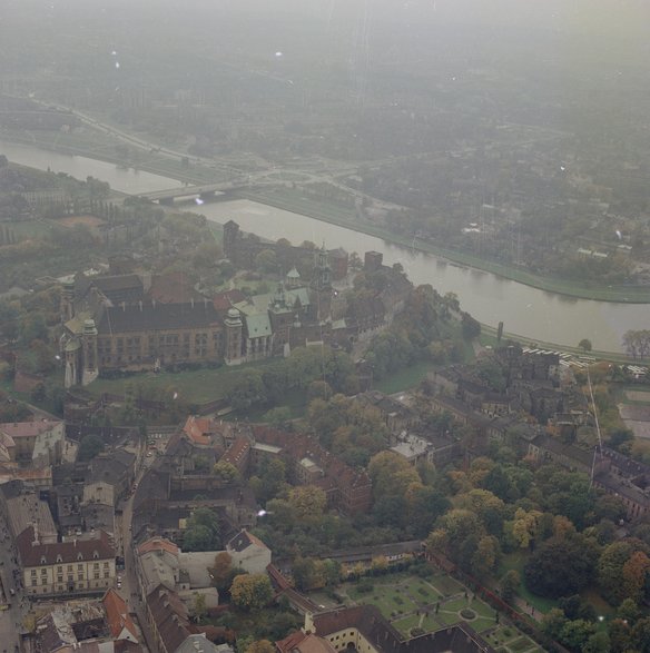 Wawel w 1990 roku. 