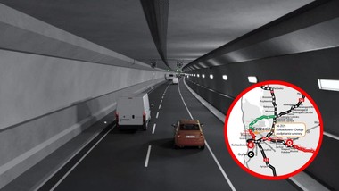 zachodnia obwodnica szczecina. zbudują pierwszy odcinek. tunel utkną