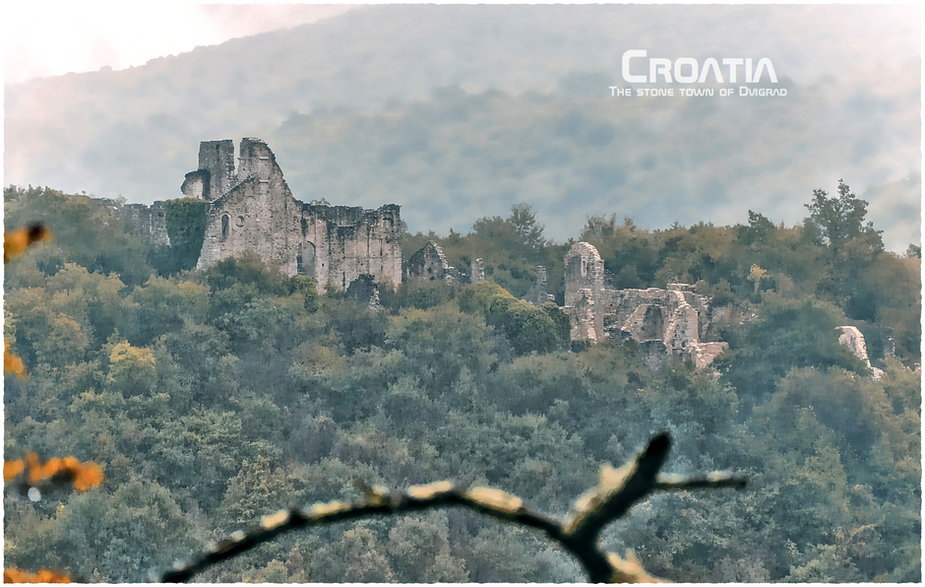 Chorwacja, opuszczone kamienne miasto Dvigrad