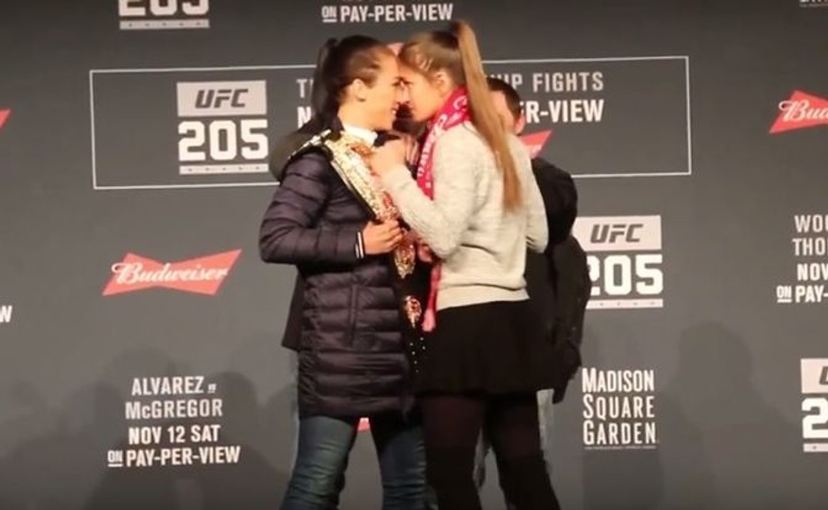 Brzydkie zachowanie Polek. Jędrzejeczyk i Kowalkiewicz starły się przed walką