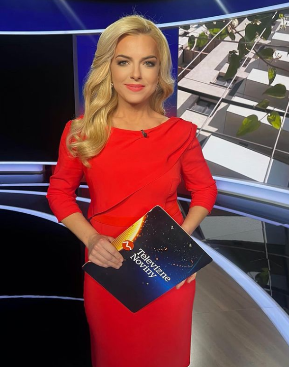 Moderátorka Zlatica Puškárová. 