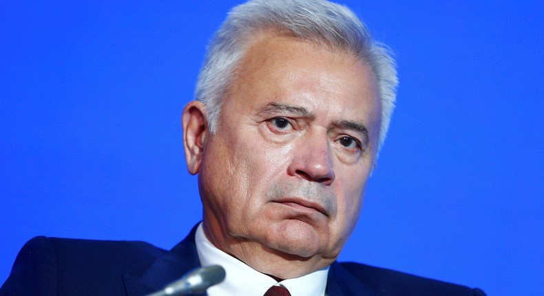 Vagit Alekperov, president of Russian oil company Lukoil has lost 60% of his net worth so far.