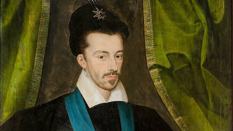 Portret Henryka III w polskim kapeluszu, przypisywany François Quesnel, ok 1580–1586