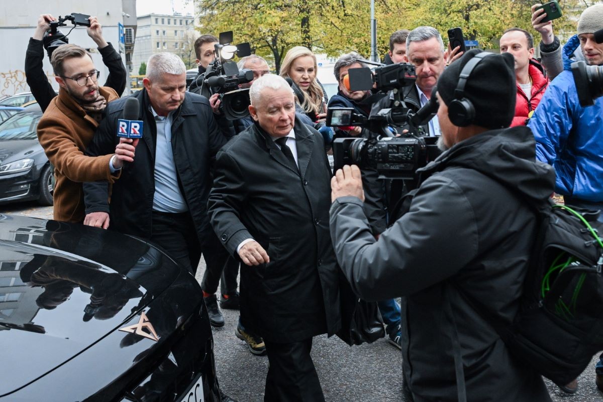 Prezes PiS Jarosław Kaczyński