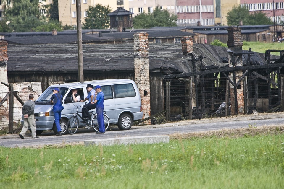 LUBLIN POŻAR NA MAJDANKU