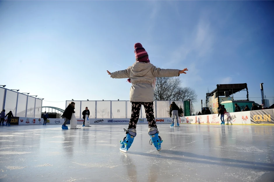Klizalište kraj Save