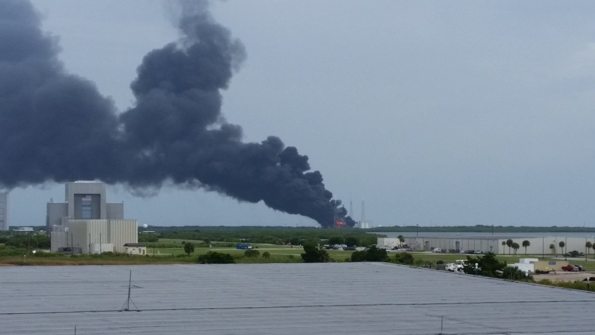 Rakieta SpaceX wybuchła w kosmodromie na przylądku Canaveral