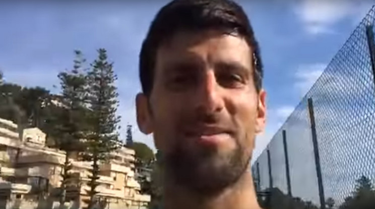 Djokovic videójának utolsó pillanatai nem a tervezett szerint alakultak /Fotó: Youtube