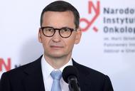Premier Mateusz Morawiecki w Narodowym Instytucie Onkologii w Gliwicach