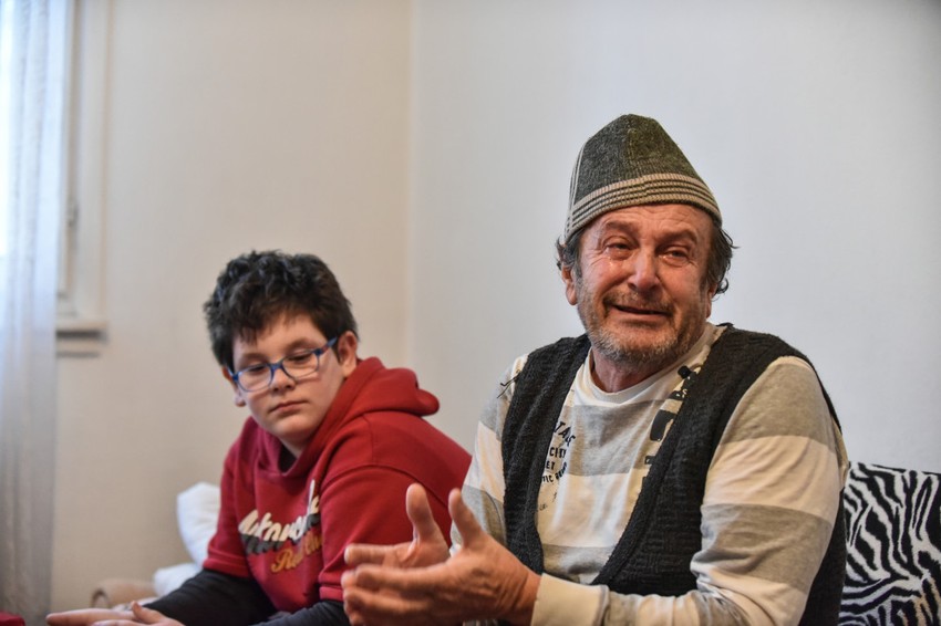 Muhamed Šantić sa unukom