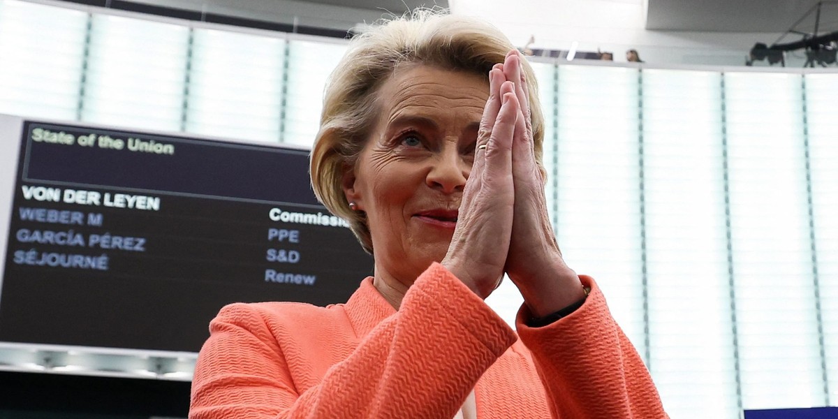 Ursula von der Leyen wygłosiła orędzie o stanie Unii. 