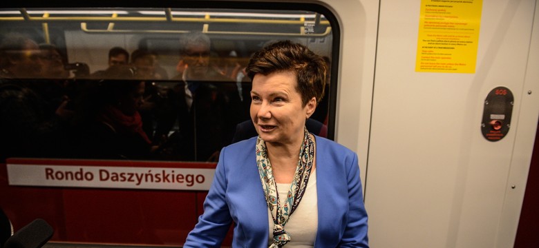 Gronkiewicz-Waltz zachwala centralny odcinek drugiej linii metra: Dzieło sztuki. ZDJĘCIA