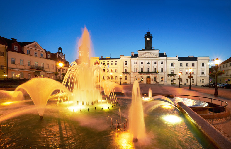 Płock, rynek z ratuszem