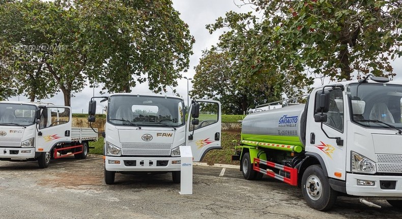 Les camions Faw Trucks/ABIDJAN.NET PAR ATAPOINTE