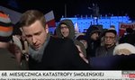 Reporter TVP poturbowany na miesięcznicy smoleńskiej