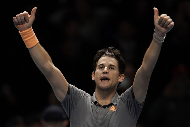 ATP Finals. Dominic Thiem lepszy od Djokovica, zwycięstwo Federera