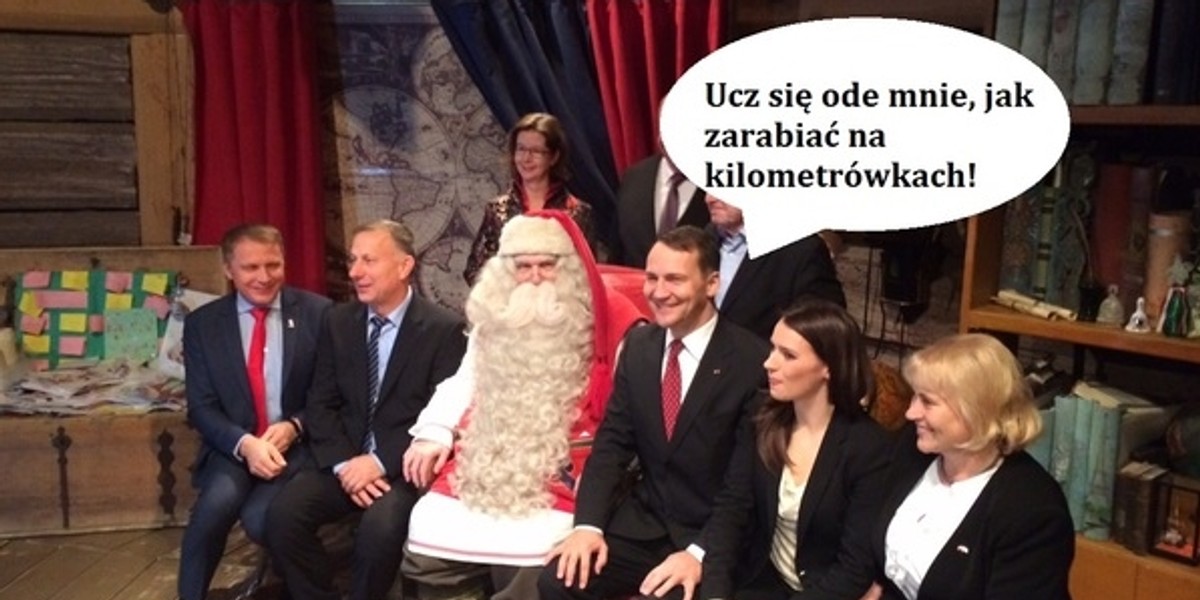 Sikorski u Mikołaja – Memy.