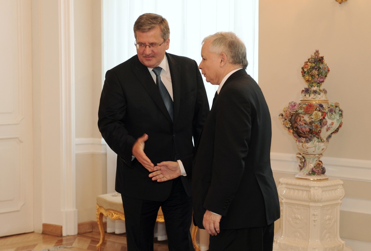 Bronisław Komorowski i Jarosław Kaczyński
