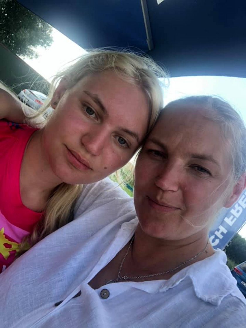 Dominika Chorosińska z córką
