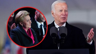 Joe Biden zwrócił się do Agaty Kornhauser-Dudy. "Pierwsza damo, kochamy panią"