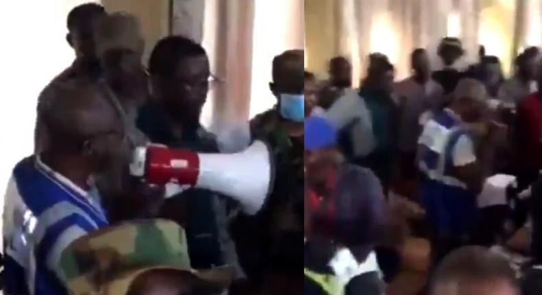 Here is what happened at Techiman South as Returning Officer was declaring the results