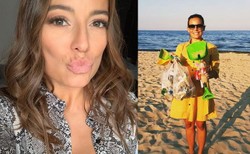 Anna Mucha w trosce o czystość polskich plaż ma propozycję dla fanów: Fota za torebkę zebranych śmieci