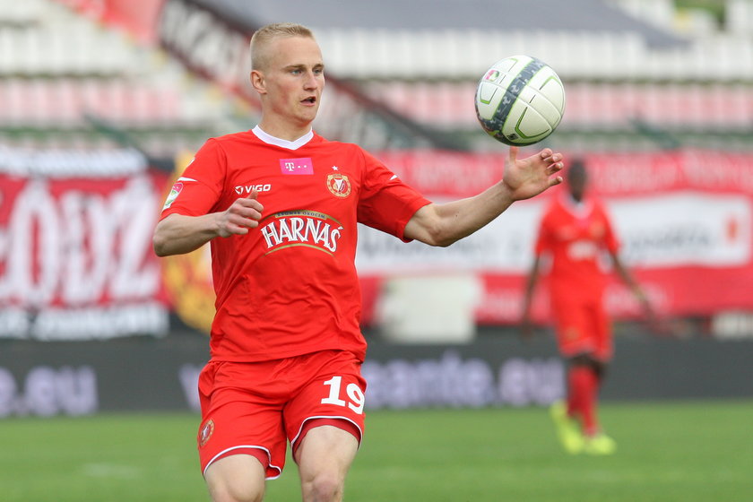 Piłkarz Widzewa Bartłomiej Pawłowski