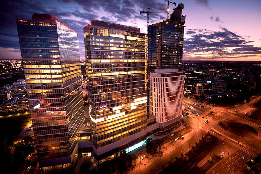 Kompleks The Warsaw Hub. To jedna z największych inwestycji Ghelamco