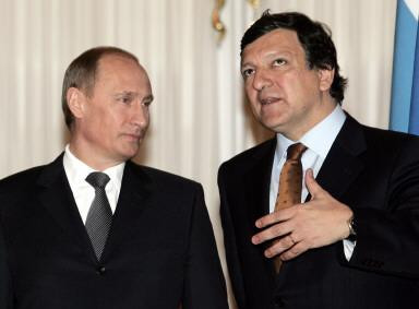 Władimir Putin i Jose Manuel Barroso, fot. AFP