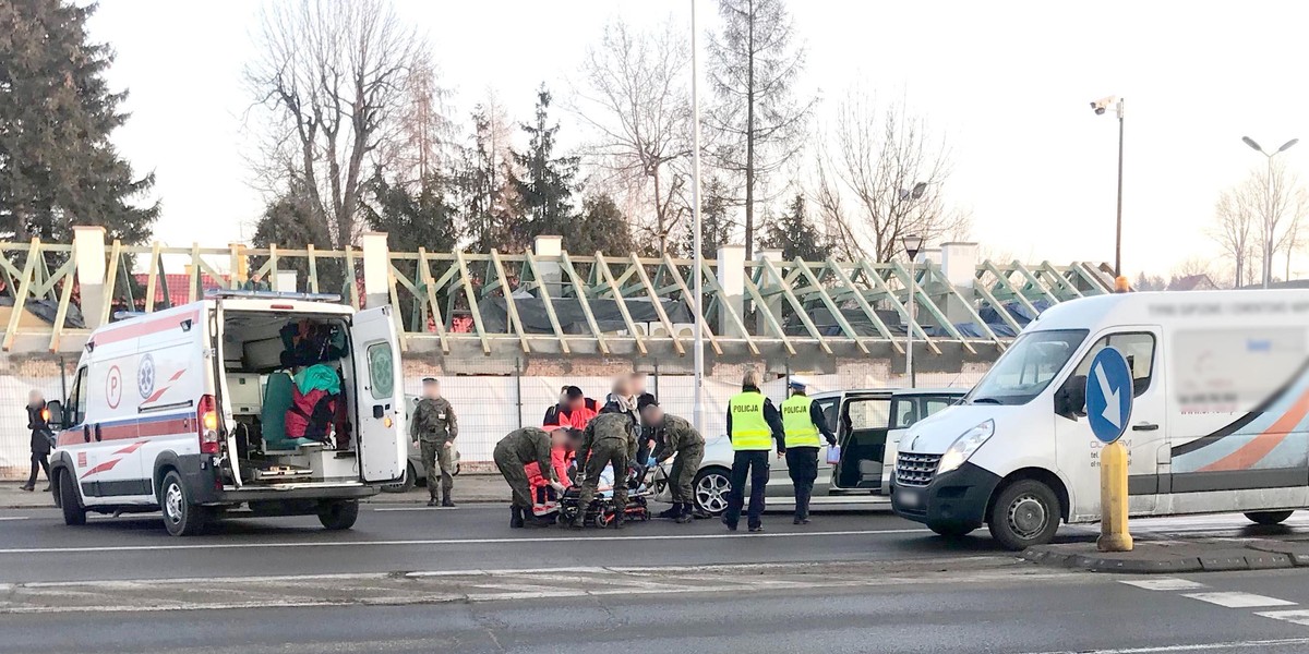 Potrącenie na ul. Lwowskiej w Rzeszowie