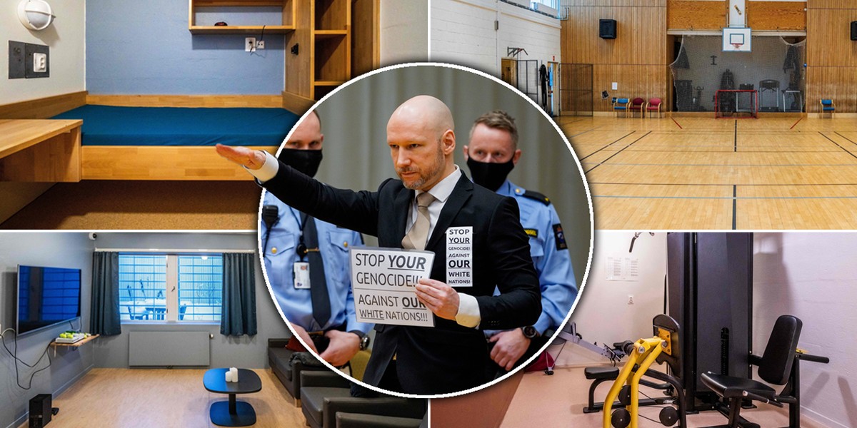 Norwegia. Breivik skarży się na "nieludzkie warunki w więzieniu".