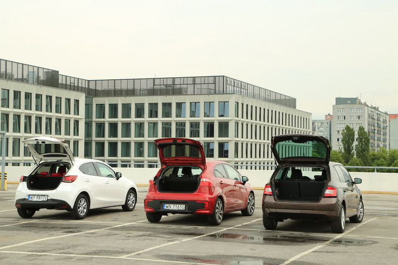 Kia Rio, Mazda 2, Skoda Fabia