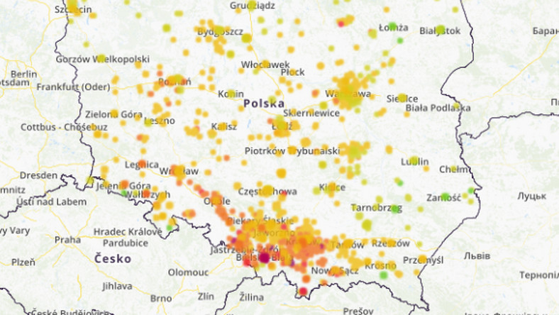 Smog w Polsce - 23 listopada. Stan, jakość i ...