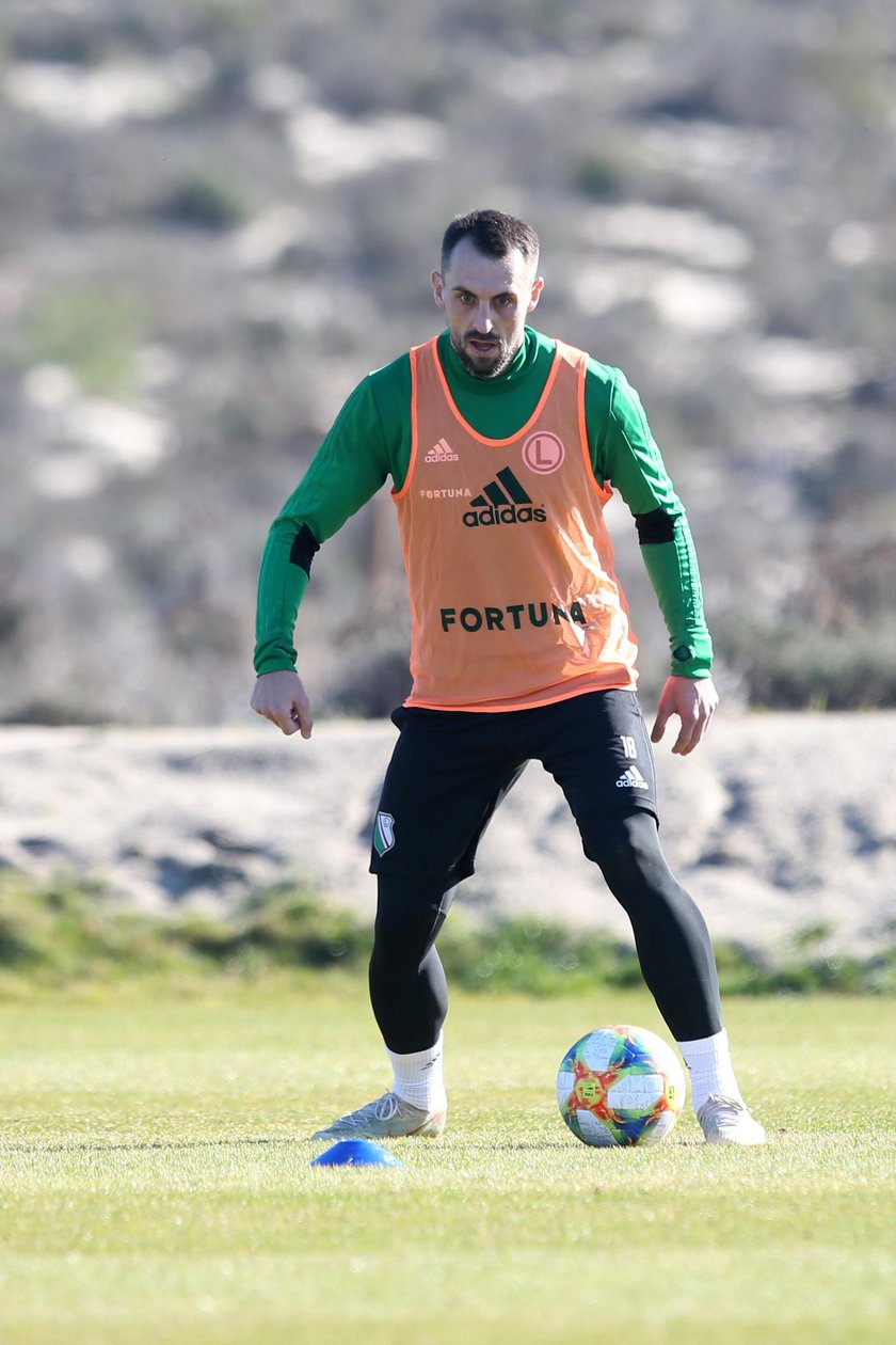 Pilka nozna. Ekstraklasa. Legia Warszawa. Zgrupowanie w Portugalii. Trening. 09.01.2019