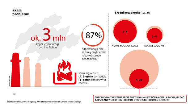 Problem smogu i starych kotłów w Polsce