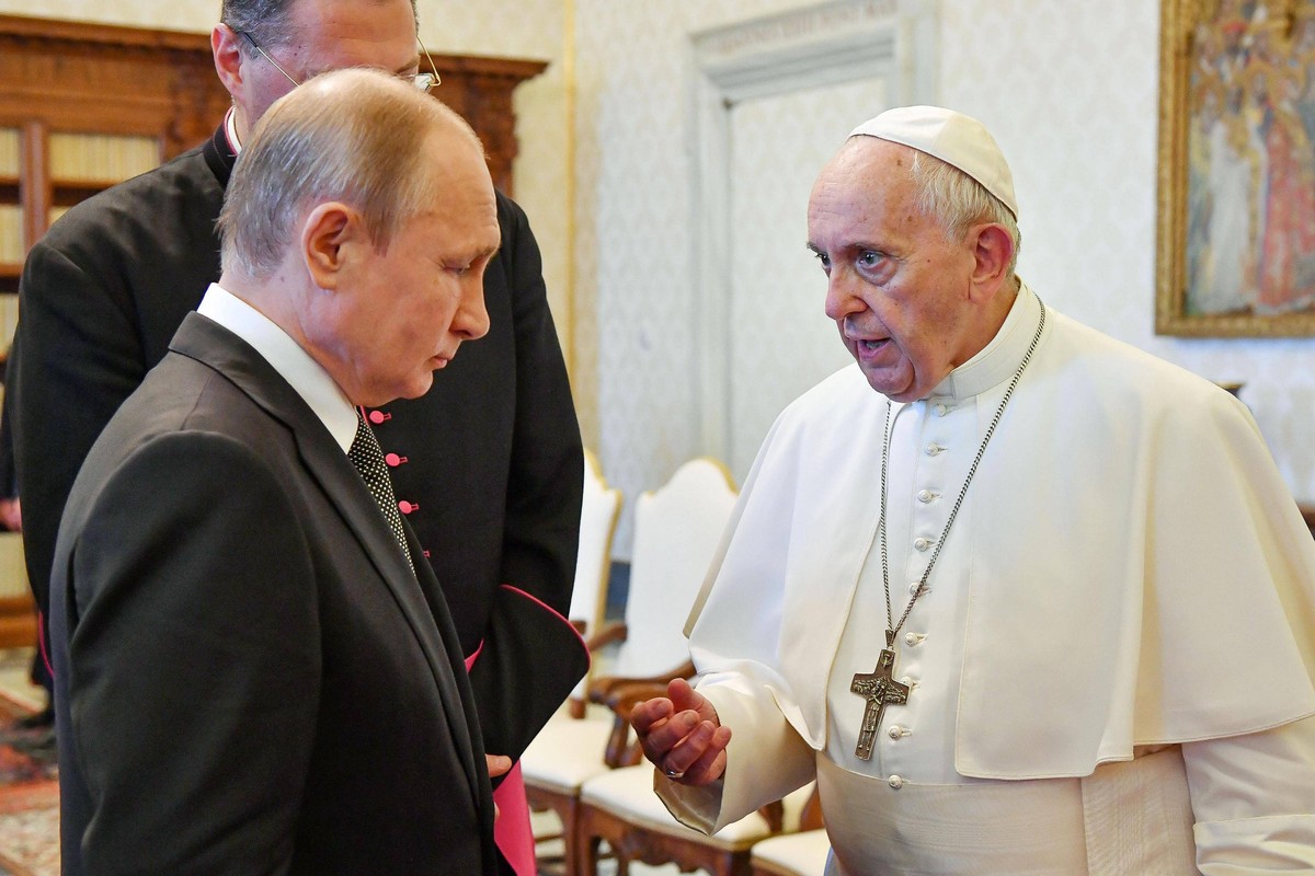 Władimir Putin i papież Franciszek