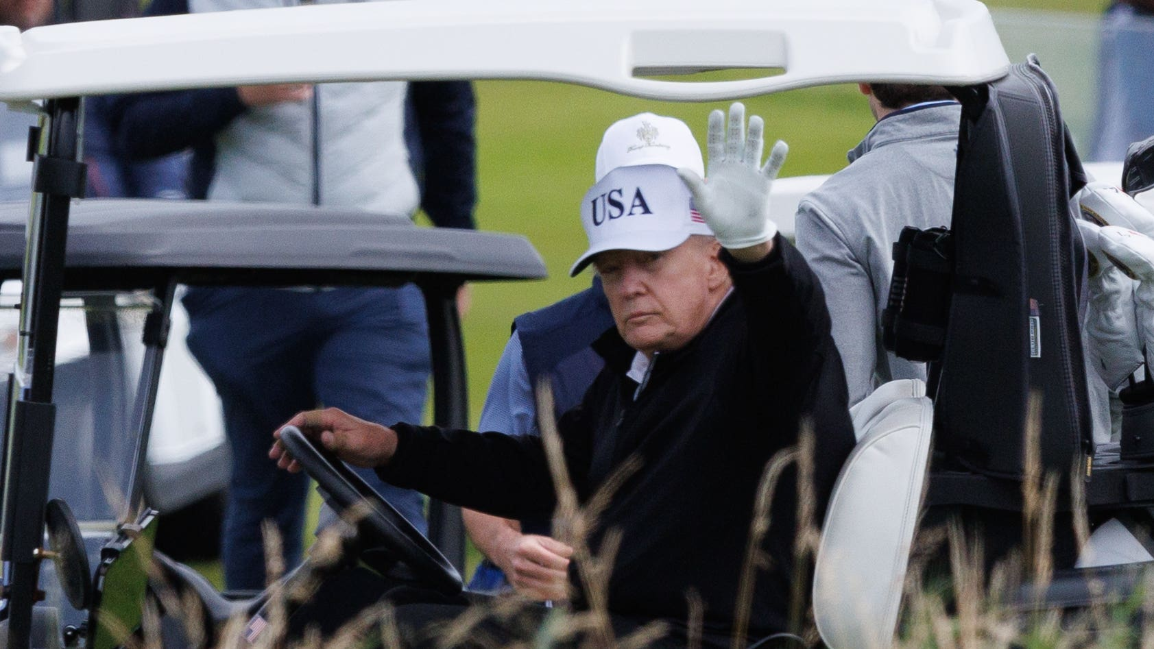 Scotland protests: Trump not welcome as president plays golf