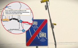 Nowy odcinkowy pomiar prędkości na A2. Wiadomo, gdzie staną nowe kamery i znaki [MAPA]