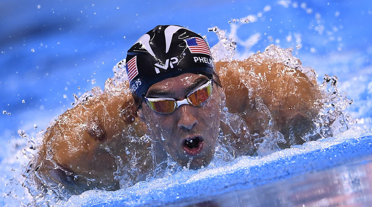 Michael Phelps 23 olimpiai aranyéremmel zárta a karrierjét /Fotó: AFP
