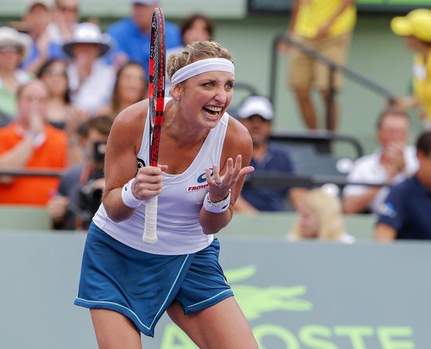 Turniej WTA Miami: Bacsinszky pierwszą półfinalistką. Szwajcarka wysłała do domu Simonę Halep