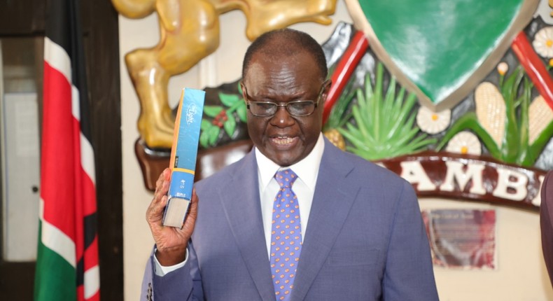 Kiraitu Murungi sworn in as KLRC member after losing Meru Governor seat