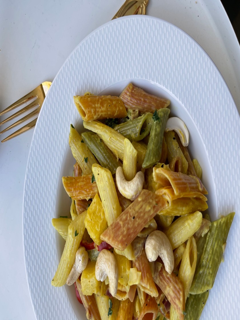 Et le résultat est très bon. La quantité aussi est bien adaptée, donc pas de gaspillage alimentaire!